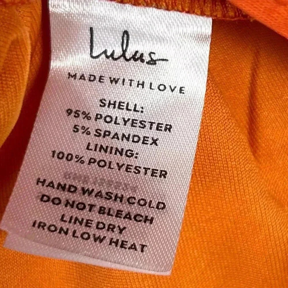 Lulu’s Alluring Impression Size Large Orange Floral Mesh Bustier Corset Top - Picture 7 of 7